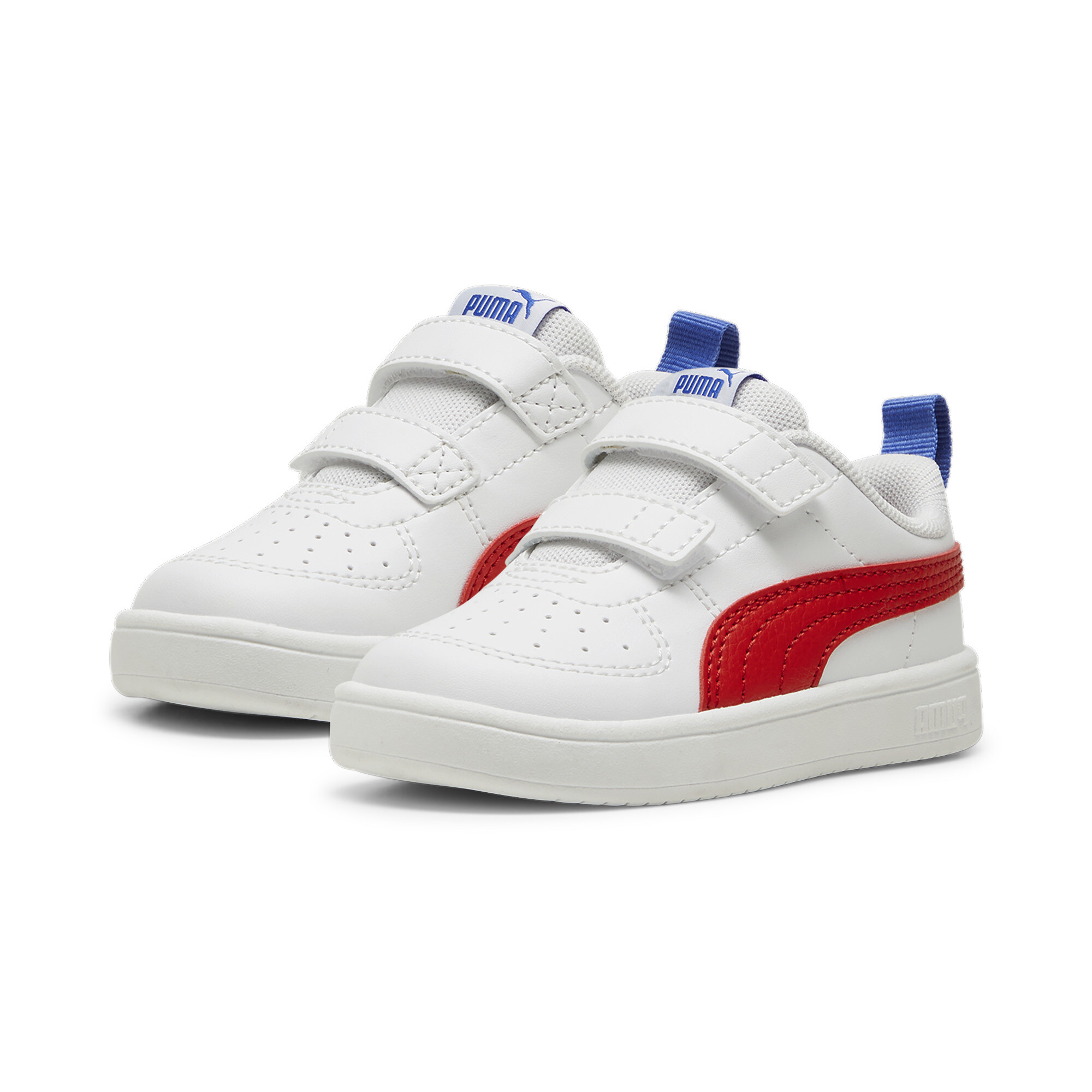 PUMA Rickie sneakers, Blauw/Rood/Wit, Maat 21 thumbnail 6