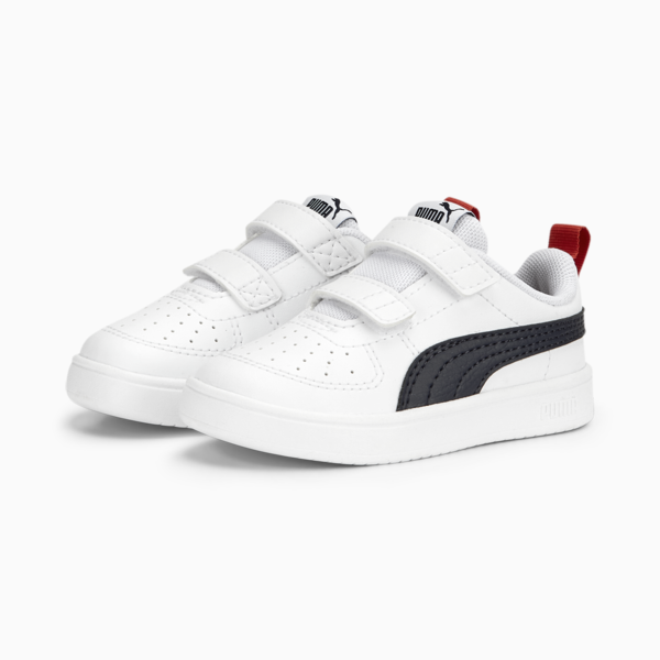 Tenis Infantiles PUMA Rickie V, PUMA White-Peacoat-Burnt Red, large-MEX