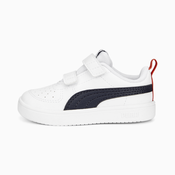 Tenis Infantiles PUMA Rickie V, PUMA White-Peacoat-Burnt Red, large-MEX
