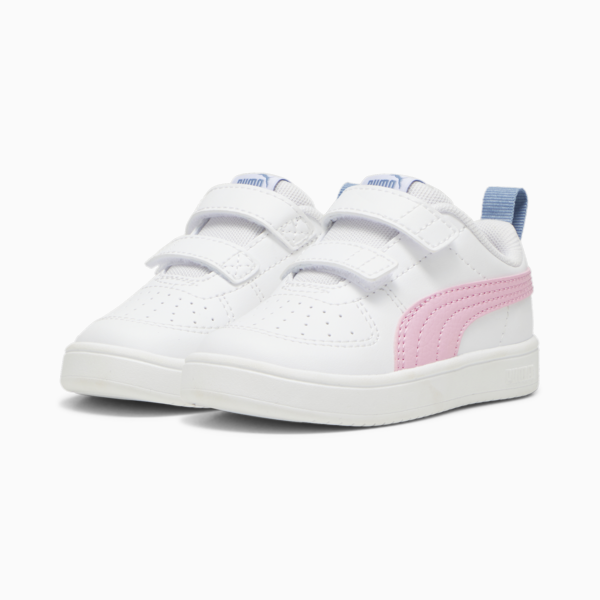 Tenis Infantiles PUMA Rickie V, PUMA White-Pink Lilac-Zen Blue, large-MEX