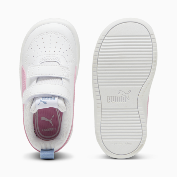 Tenis Infantiles PUMA Rickie V, PUMA White-Pink Lilac-Zen Blue, large-MEX
