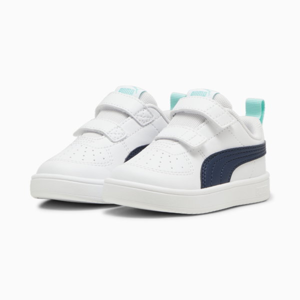 PUMA Rickie V Sneakers Baby, PUMA White-Club Navy-Mint, large-MEX