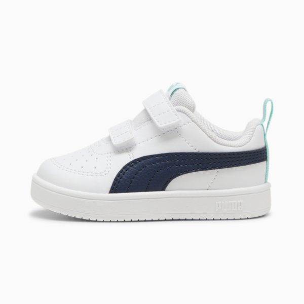 PUMA Rickie V Sneakers Baby, PUMA White-Club Navy-Mint, large-MEX
