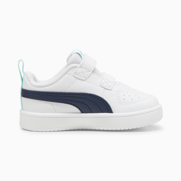 PUMA Rickie V Sneakers Baby, PUMA White-Club Navy-Mint, large-MEX
