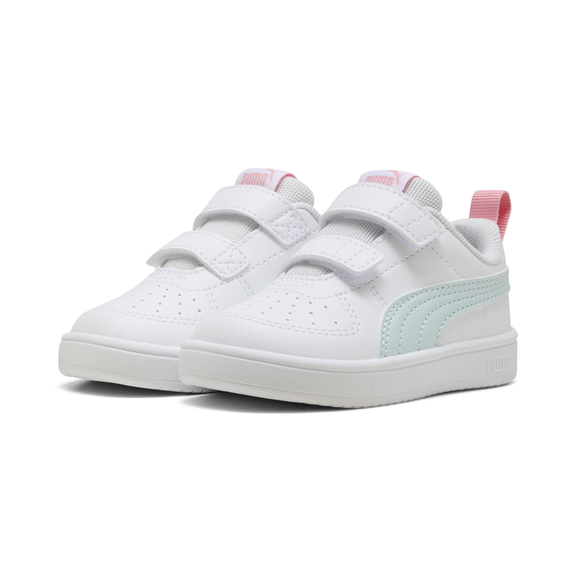 PUMA Rickie sneakers, Roze/Wit, Maat 25 thumbnail 6