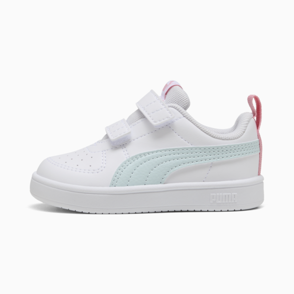 Tenis Infantiles PUMA Rickie V, PUMA White-Sea Glass-Pinkscape, large-MEX