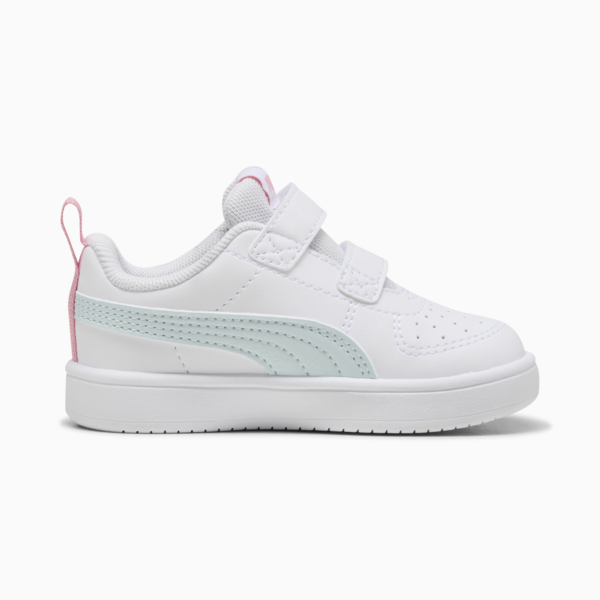 Tenis Infantiles PUMA Rickie V, PUMA White-Sea Glass-Pinkscape, large-MEX