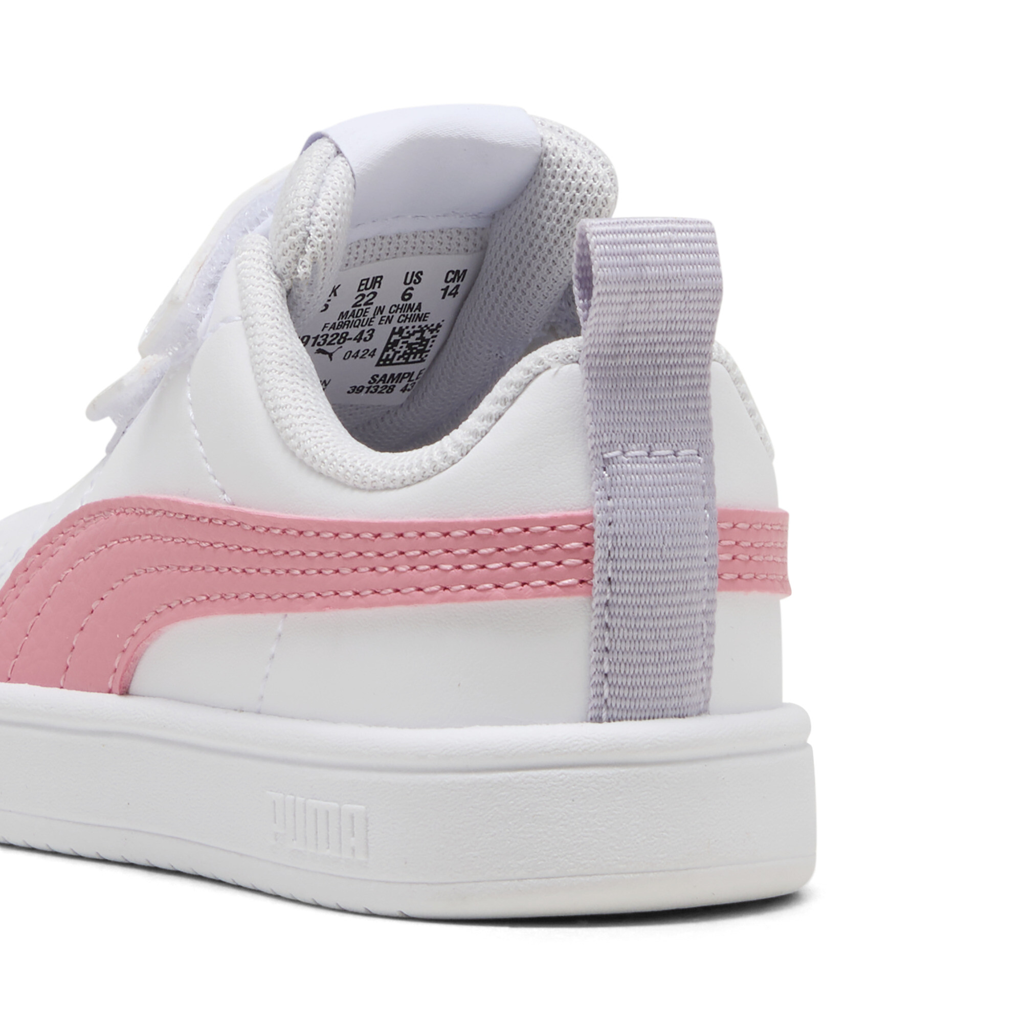 PUMA Rickie sneakers, Roze/Wit, Maat 21 thumbnail 5