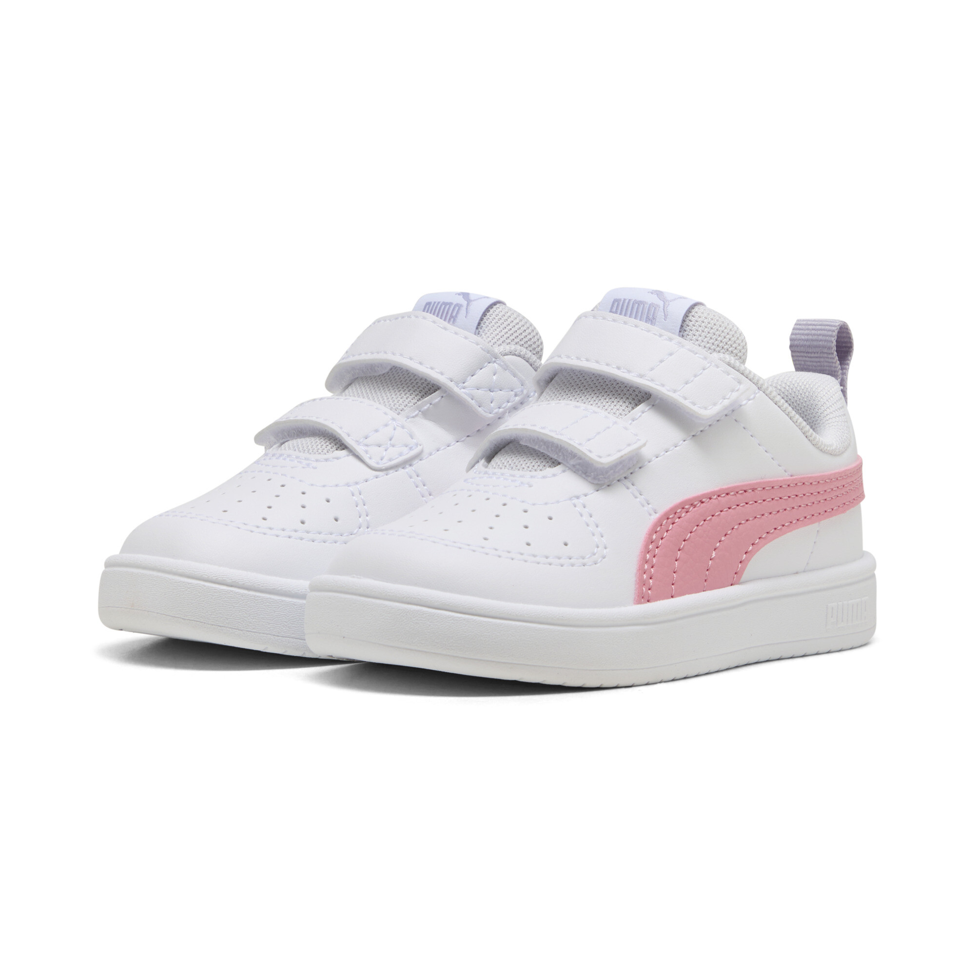 PUMA Rickie sneakers, Roze/Wit, Maat 21 thumbnail 6