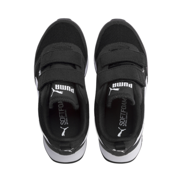 Zapatillas Puma R78 V para niños ADP, PUMA Black-PUMA White, large-ARG