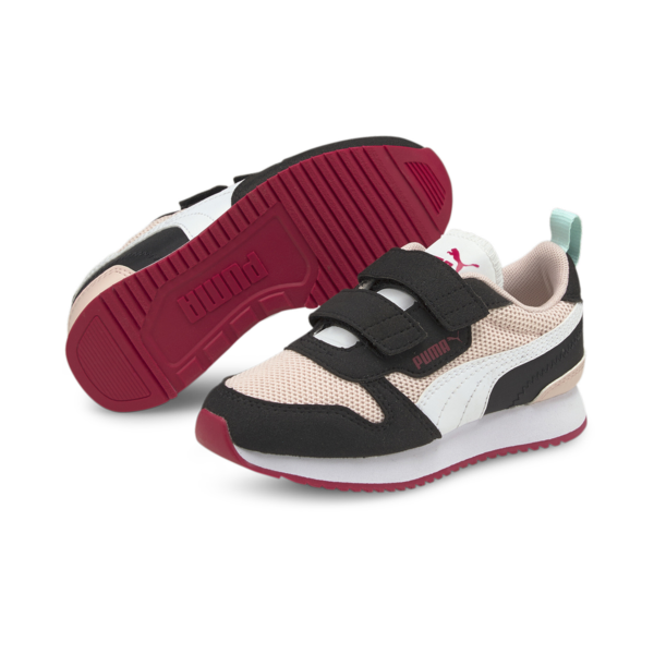 Zapatillas Puma R78 V para niños ADP, Lotus-PUMA White-PUMA Black, large-ARG