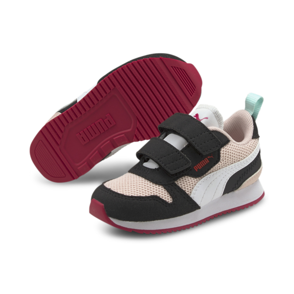 Zapatillas Puma R78 V para niños ADP, Lotus-PUMA White-PUMA Black, large-ARG
