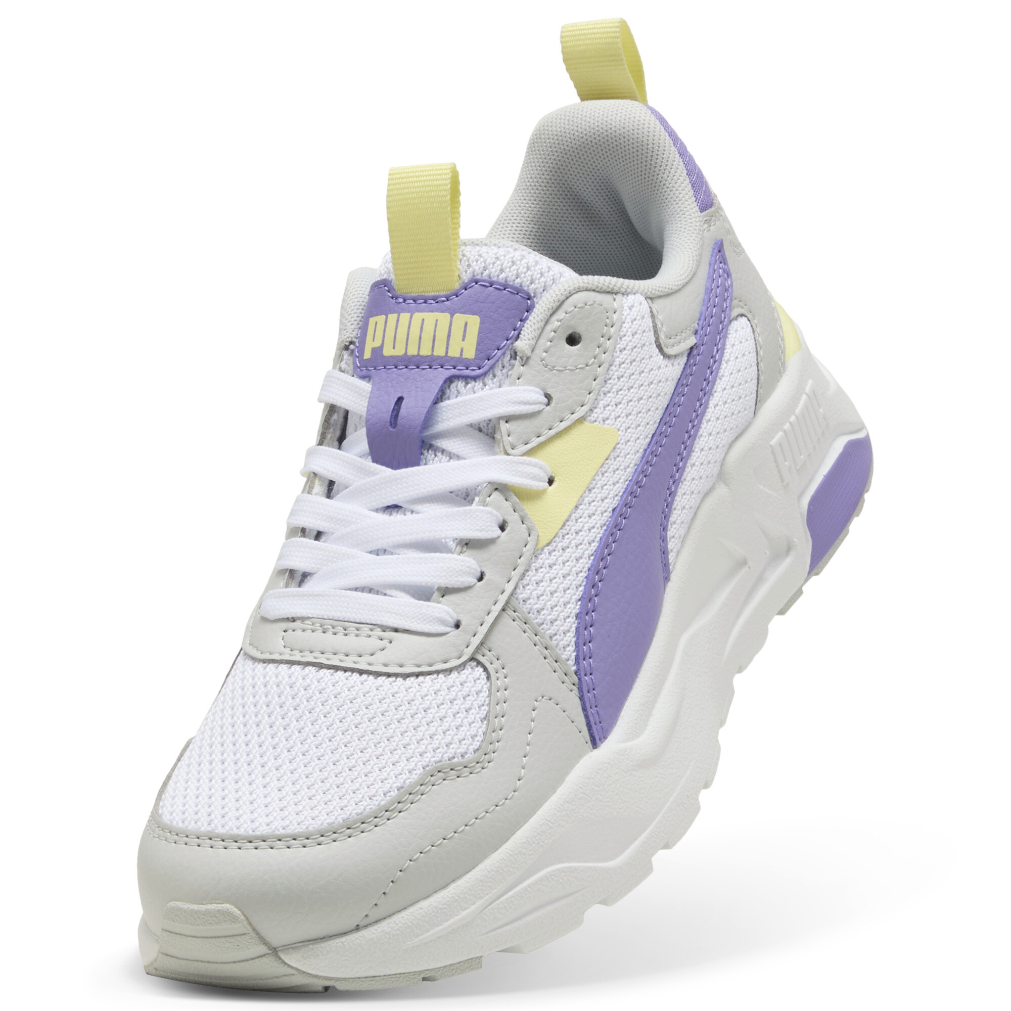 PUMA Trinity Lite sneakers, Grijs/Wit, Maat 38 thumbnail 2