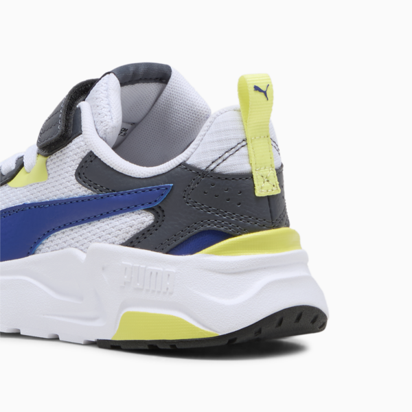 Trinity Lite Sneakers Kids, Lapis Lazuli-PUMA White-Galactic Gray-Lime Sheen, large-ZAF