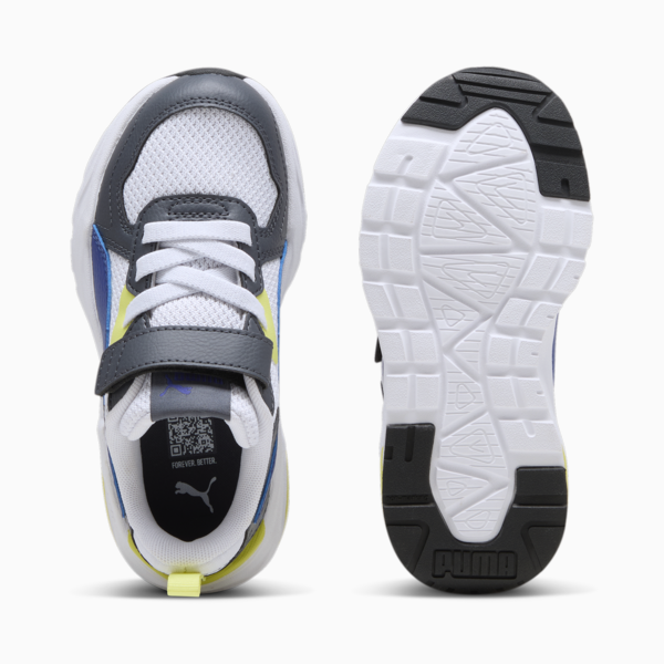 Trinity Lite Sneakers Kids, Lapis Lazuli-PUMA White-Galactic Gray-Lime Sheen, large-ZAF