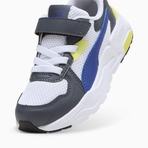 Trinity Lite Sneakers Kids, Lapis Lazuli-PUMA White-Galactic Gray-Lime Sheen, large-ZAF