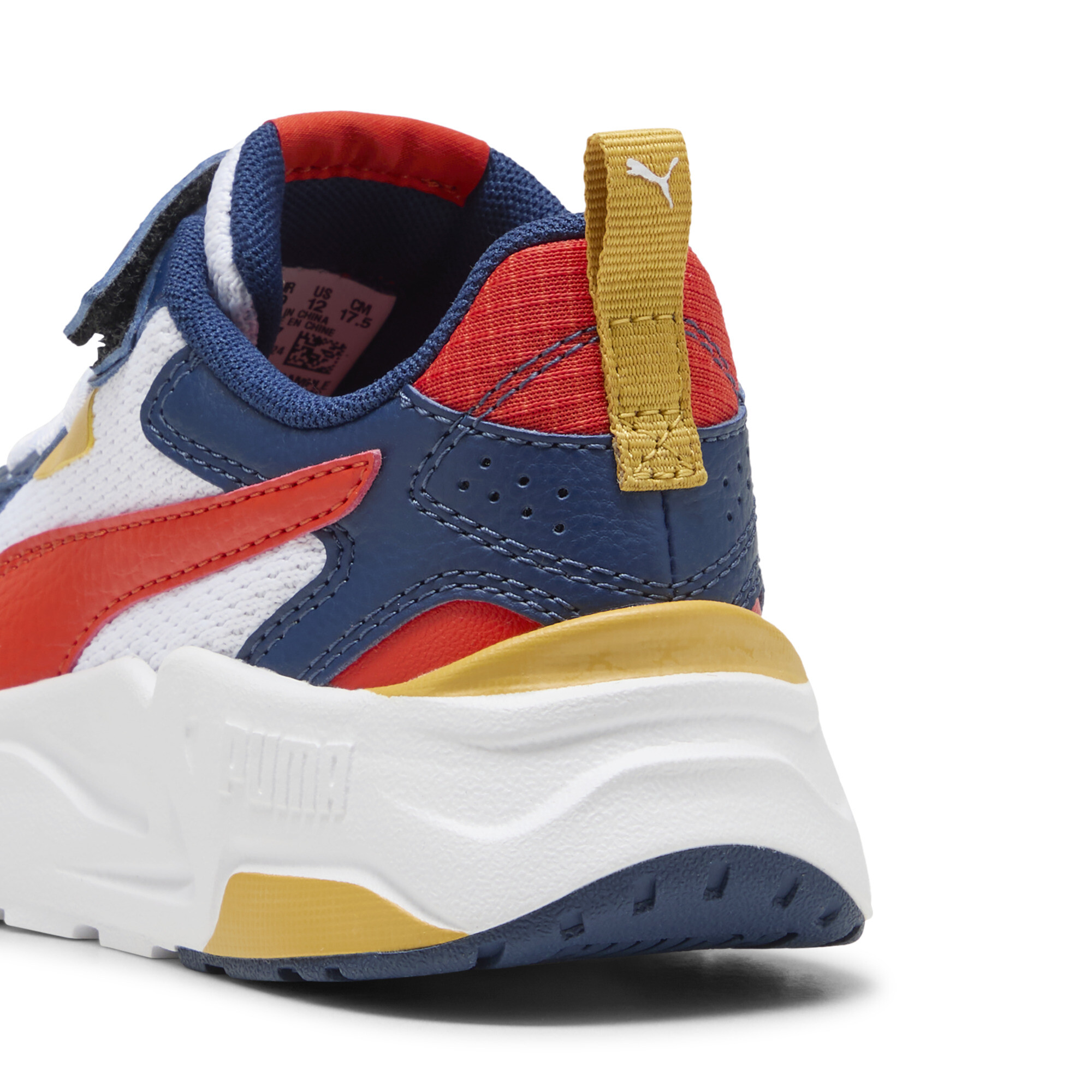 PUMA Trinity Lite sneakers, Blauw/Rood/Wit, Maat 30 thumbnail 5