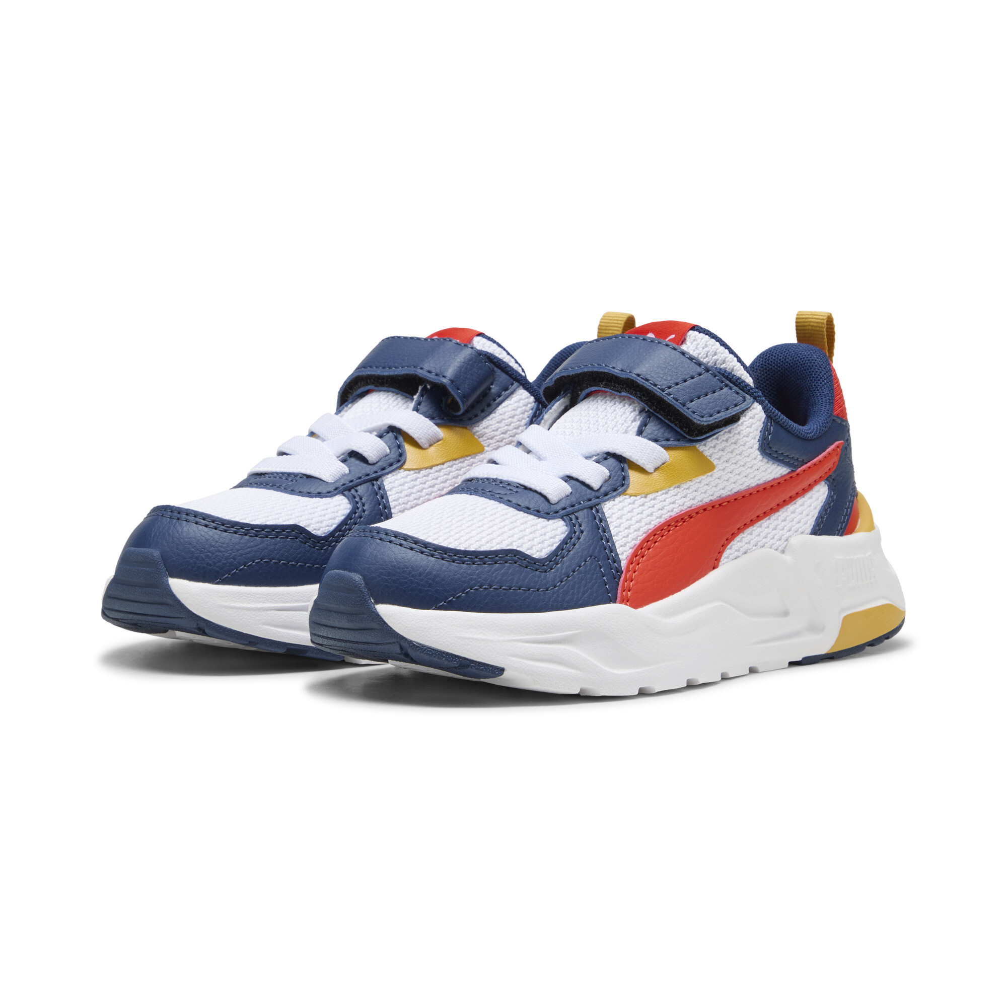 PUMA Trinity Lite sneakers, Blauw/Rood/Wit, Maat 30 thumbnail 6