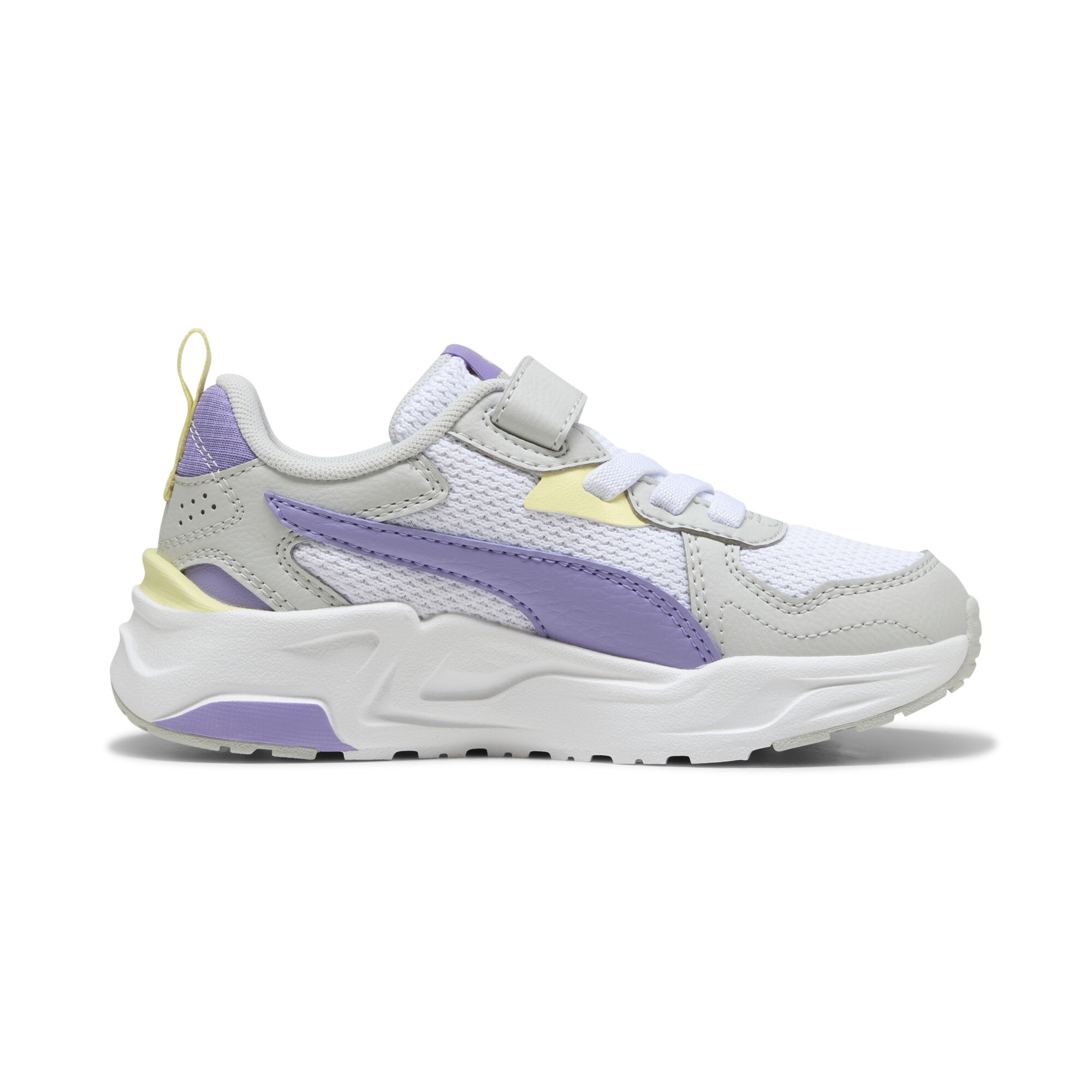PUMA Trinity Lite sneakers, Grijs/Wit, Maat 32 thumbnail 3