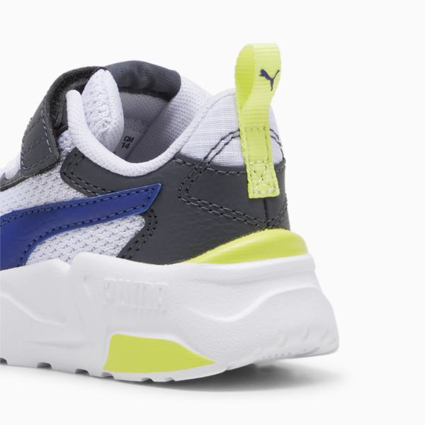 Trinity Lite Sneakers Babies, Lapis Lazuli-PUMA White-Galactic Gray-Lime Sheen, large-ZAF
