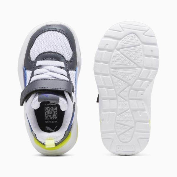 Trinity Lite Sneakers Babies, Lapis Lazuli-PUMA White-Galactic Gray-Lime Sheen, large-ZAF