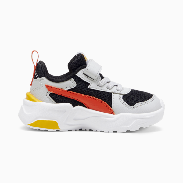Trinity Lite Sneakers Babies, PUMA Black-Redmazing-Cool Light Gray-Tangerine, large-ZAF