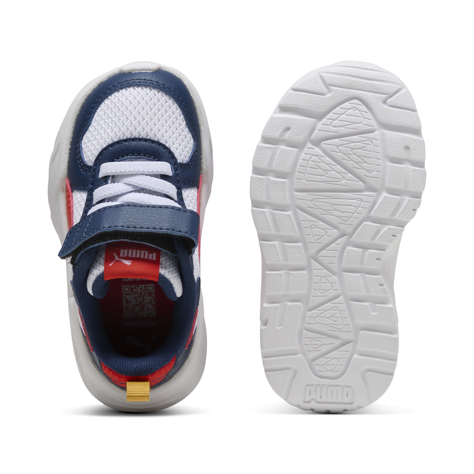 PUMA Trinity Lite sneakers, Blauw/Rood/Wit, Maat 22 thumbnail 4