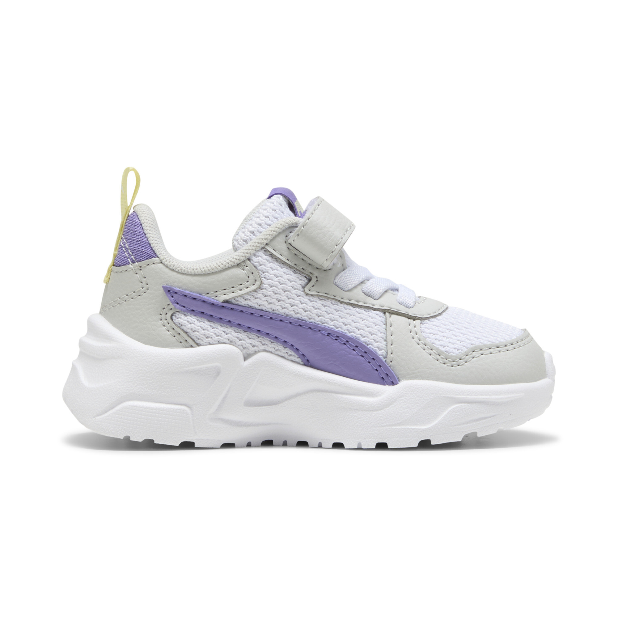 PUMA Trinity Lite sneakers, Grijs/Wit, Maat 21 thumbnail 3