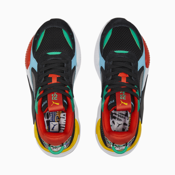 Zapatillas juveniles RS-X Block Party, PUMA Black-PUMA White-Hero Blue, large-ARG