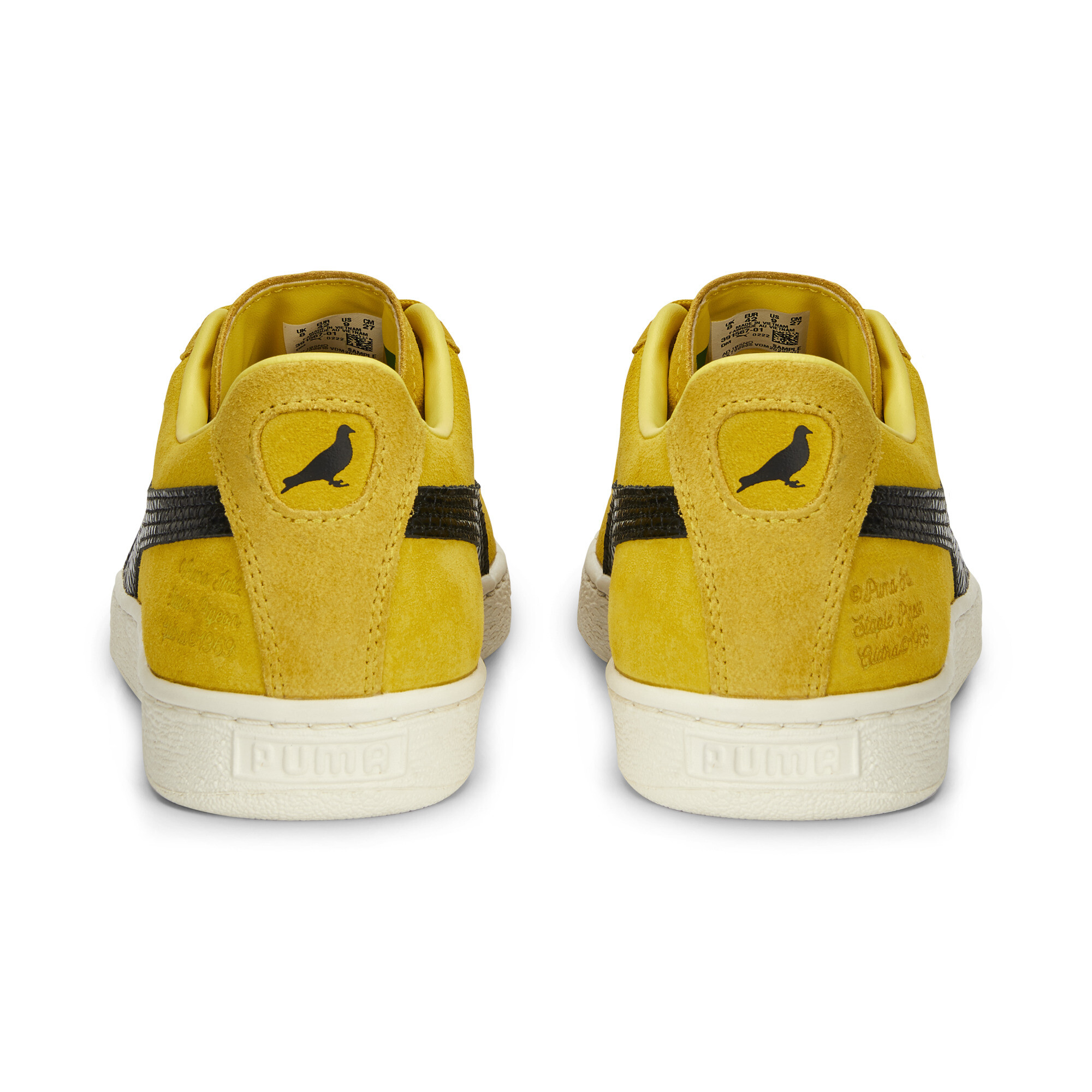 Men's PUMA X STAPLE Suede Sneakers In Yellow, Size EU 42