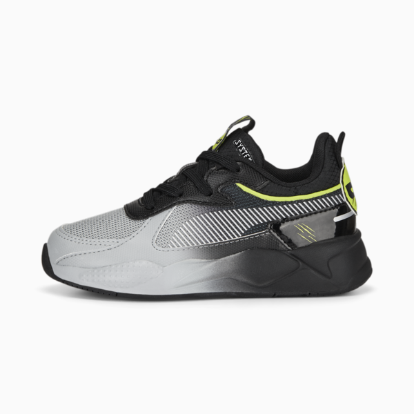 PUMA x MIRACULOUS RS-X Sneakers Pre-School, PUMA Black-Feather Gray-Lime Smash, large-MEX