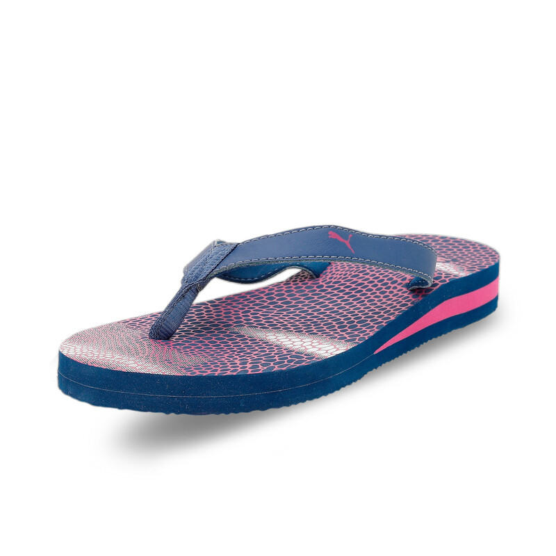 PUMA Alice V4 Flip-Flops Sandals, White/blue