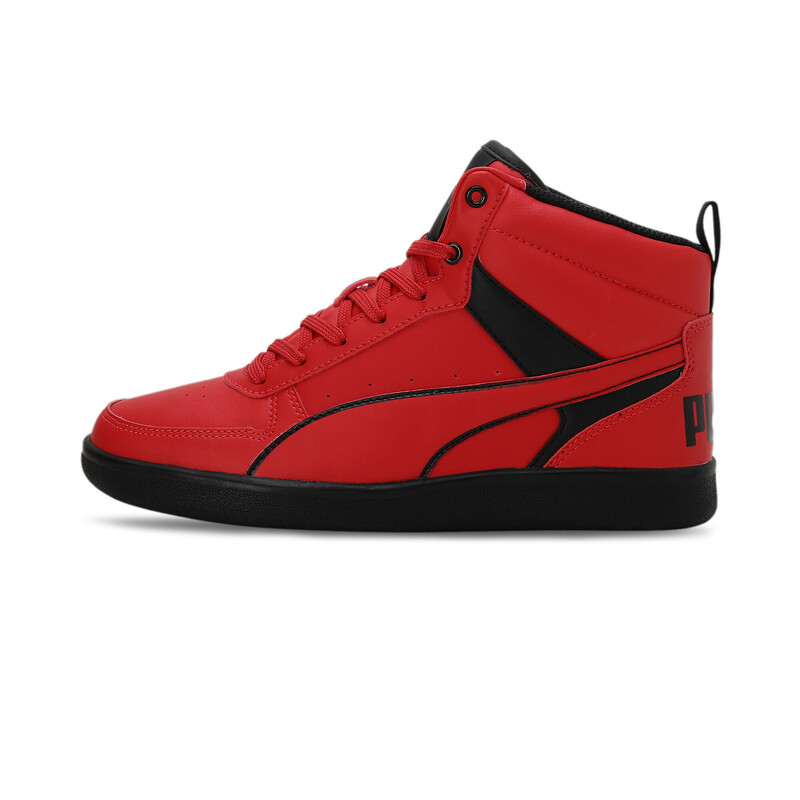 PUMA Pluto Youth Sneakers in Black/Red size 12-Y