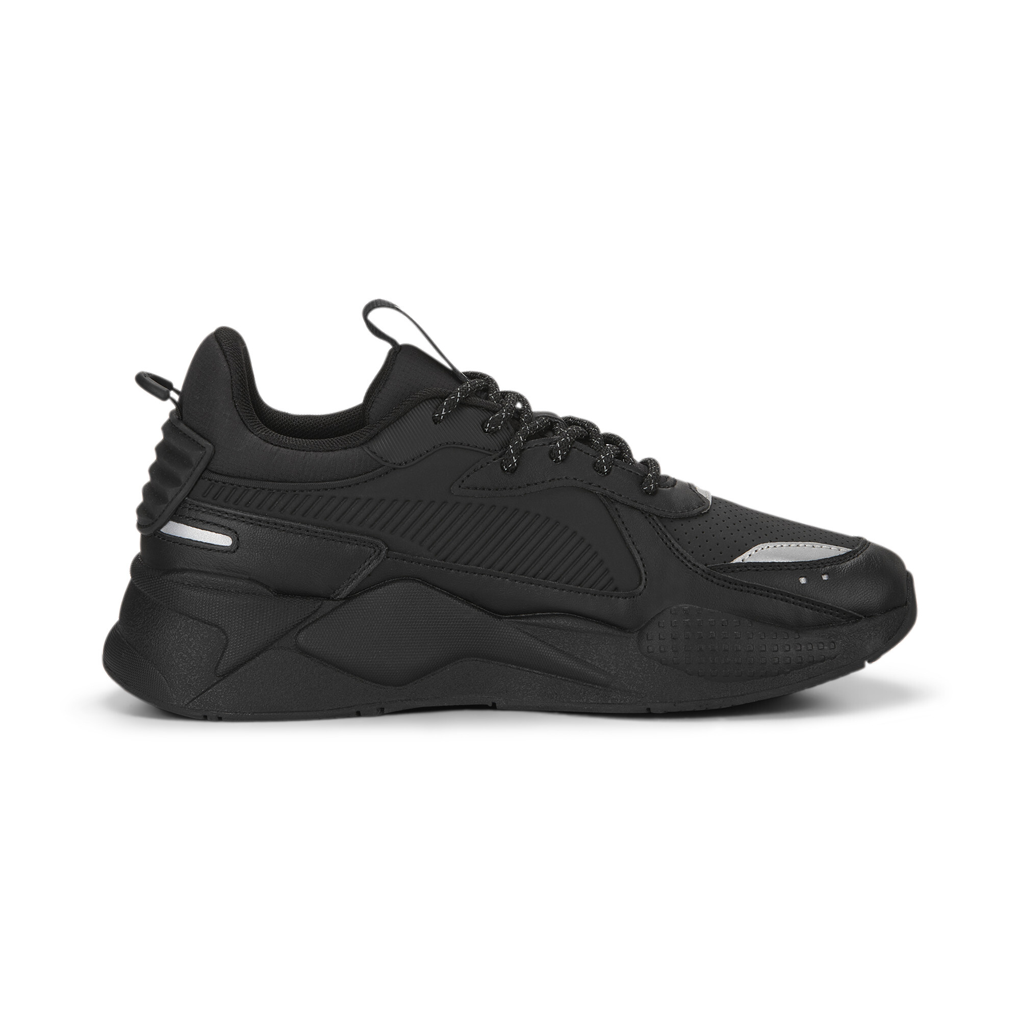 Puma RS-X Triple Sneakers, Black, Size 45, Shoes