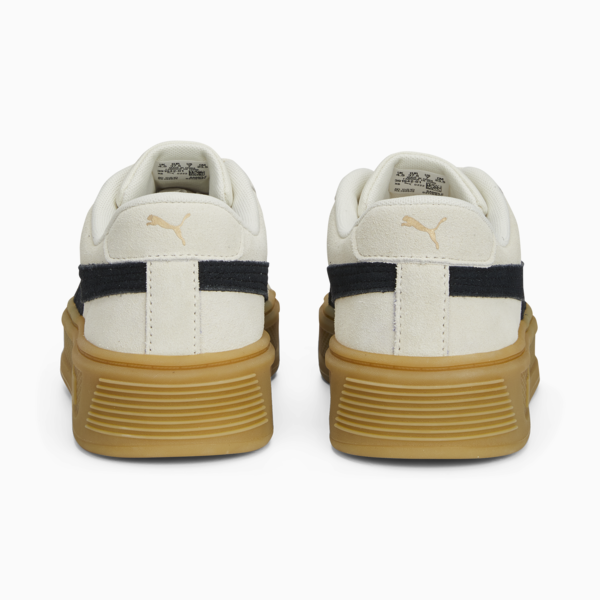 Tenis Smash Platform V3 Gamuza para mujer, Pristine-PUMA Black-PUMA Gold, large-MEX
