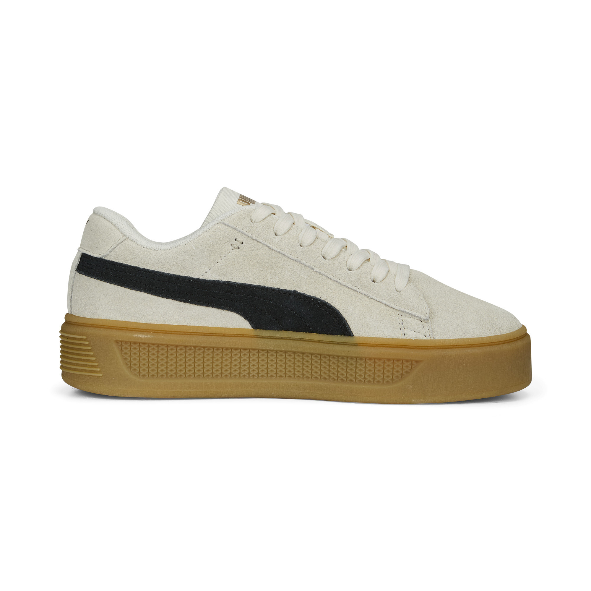 Women's Puma Smash Platform V3 Suede Sneakers, White, Size 40, Shoes