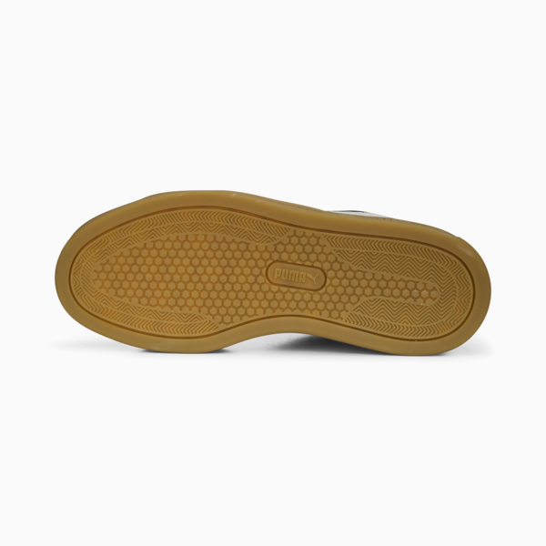 Tenis Smash Platform V3 Gamuza para mujer, PUMA Black-PUMA White-PUMA Gold, large-MEX