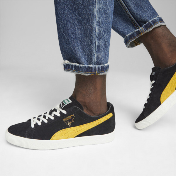 Clyde OG Sneakers, PUMA Black-Yellow Sizzle, large-ZAF