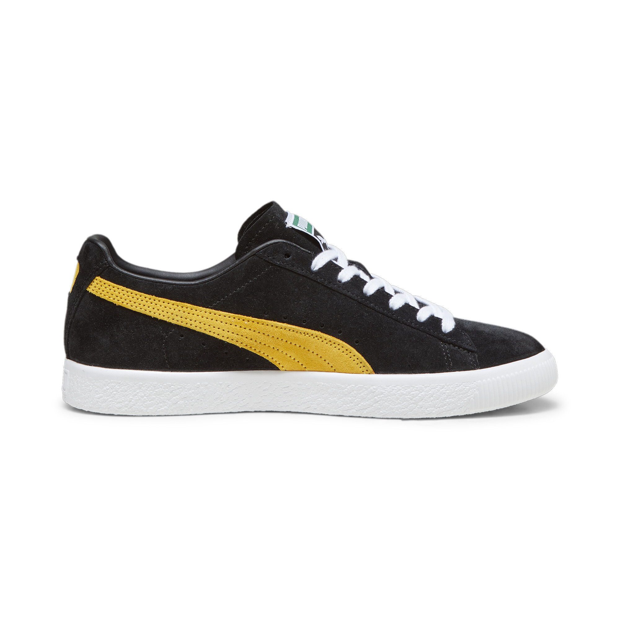 Puma Clyde OG Sneakers, Black, Size 40.5, Shoes