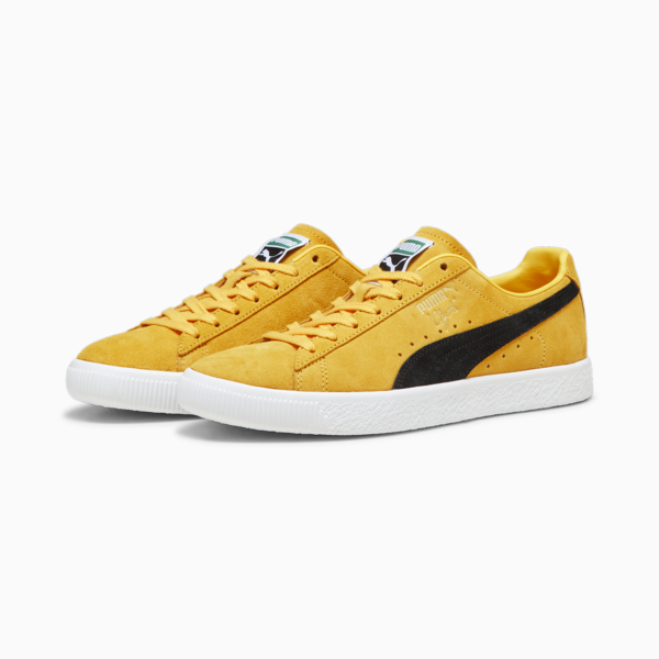 Clyde OG Sneakers, Yellow Sizzle-PUMA Black, large-ZAF