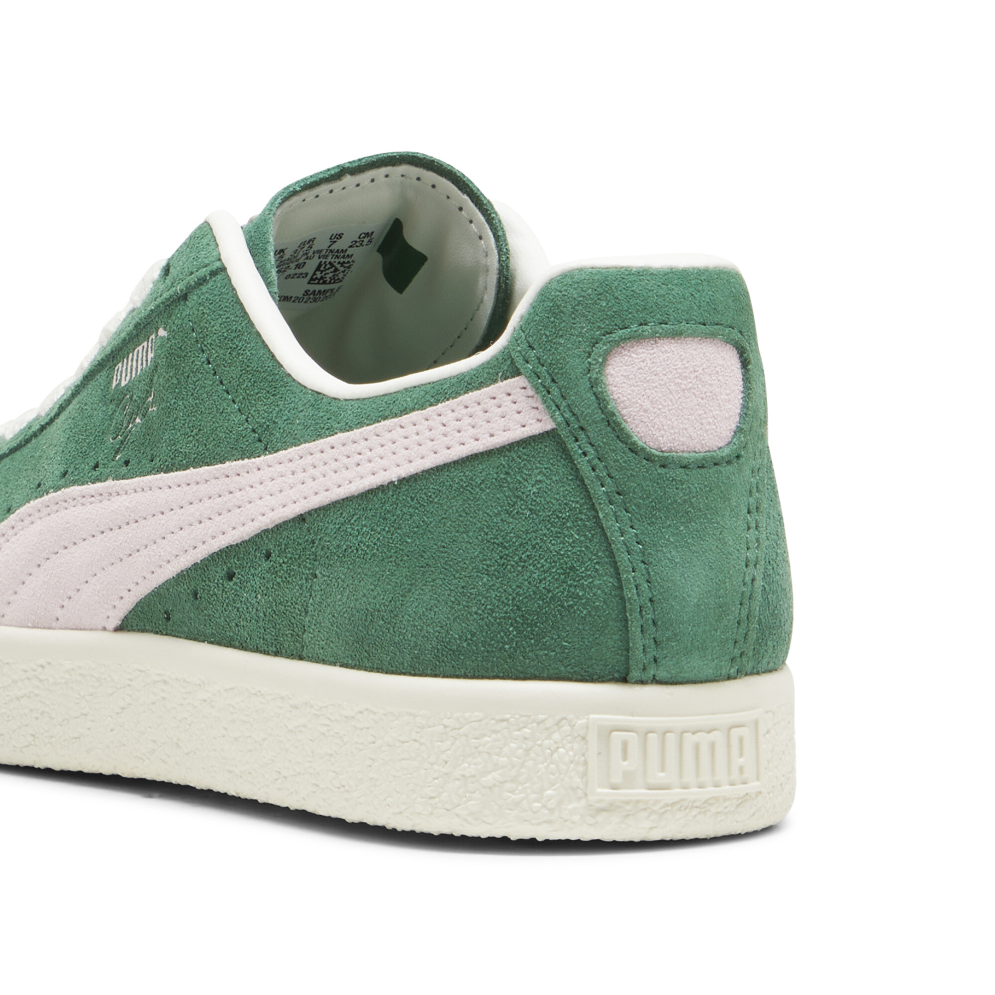 Puma Clyde OG Sneakers, Green, Size 37.5, Shoes