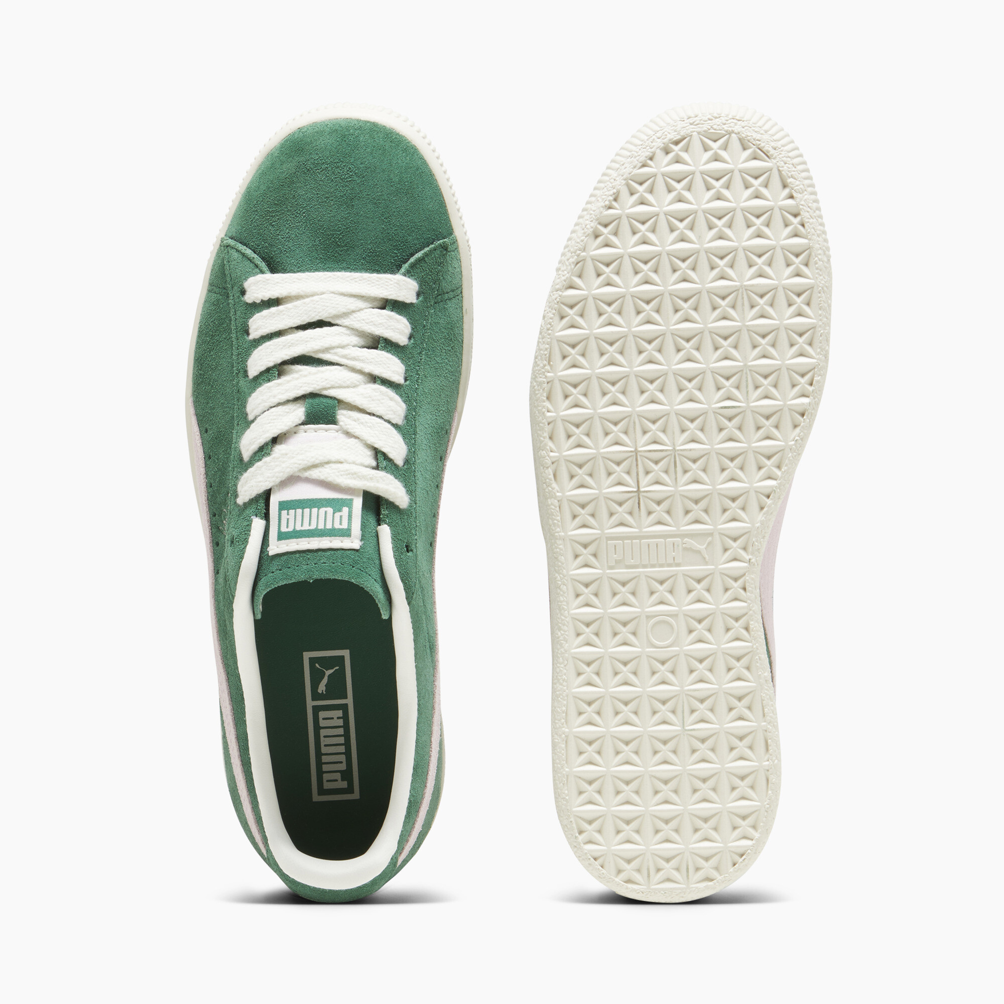 Puma Clyde OG Sneakers, Green, Size 37.5, Shoes