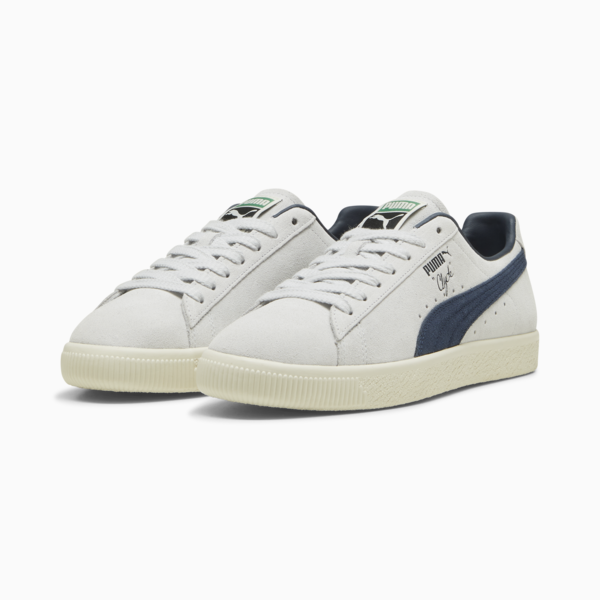 Clyde OG Sneakers, Silver Mist-Frosted Ivory-Club Navy, large-ZAF