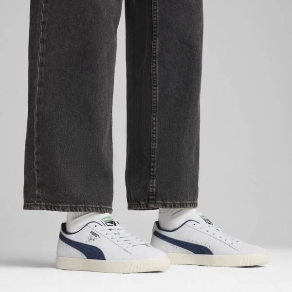 Clyde OG Sneakers, Silver Mist-Frosted Ivory-Club Navy, large-ZAF