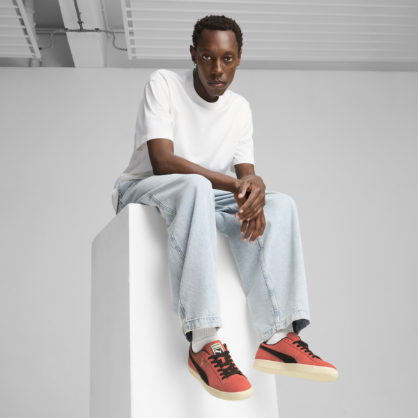 Clyde OG Sneakers, Salmon-Frosted Ivory-PUMA Black, large-ZAF