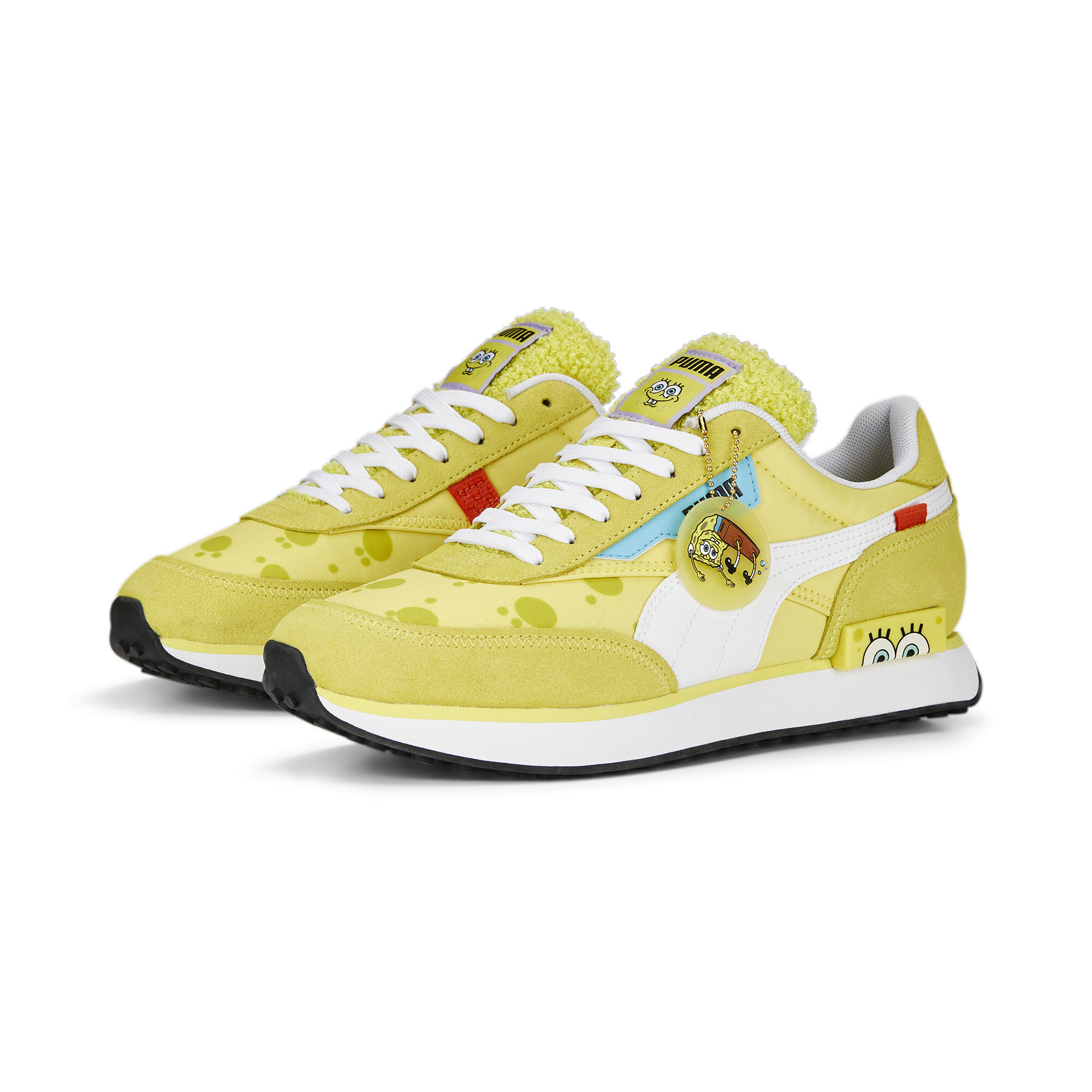 Puma X SPONGEBOB Future Rider Sneakers, Yellow, Size 37, Shoes