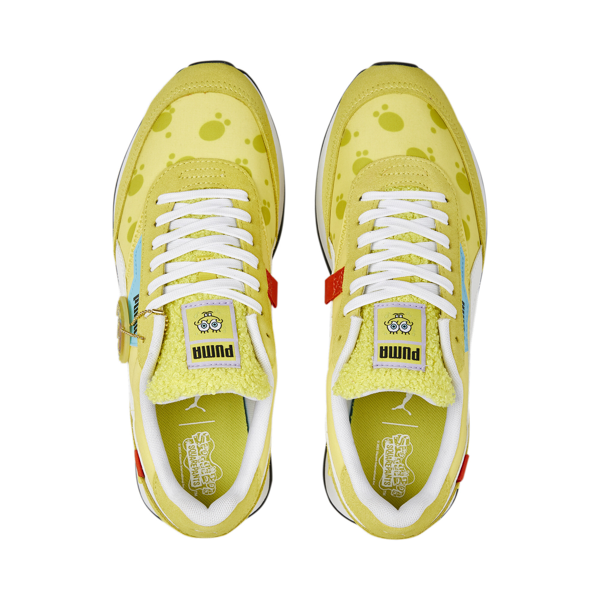 Puma X SPONGEBOB Future Rider Sneakers, Yellow, Size 37, Shoes