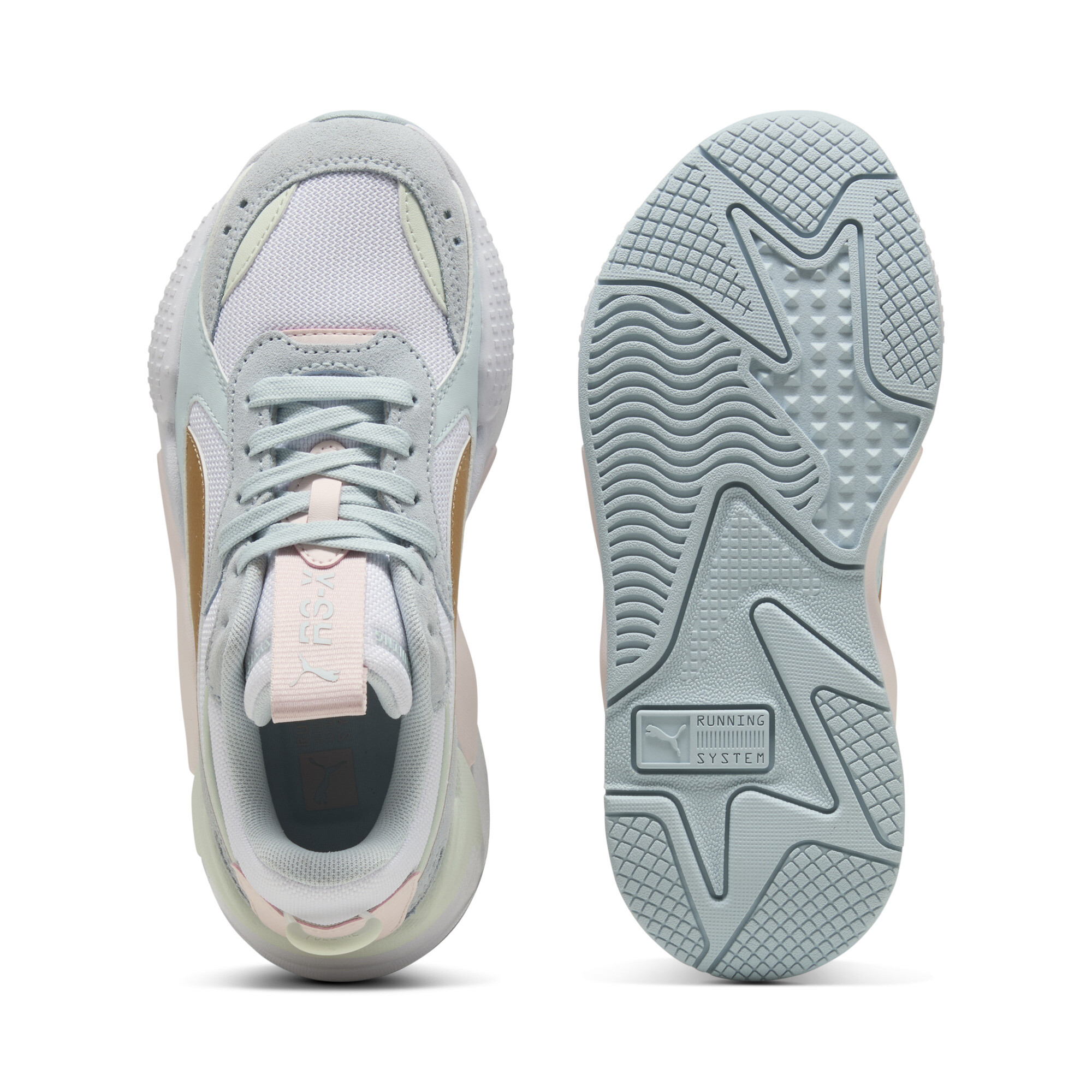 PUMA RS-X Metallic sneakers voor Dames, Wit, Maat 36 thumbnail 4