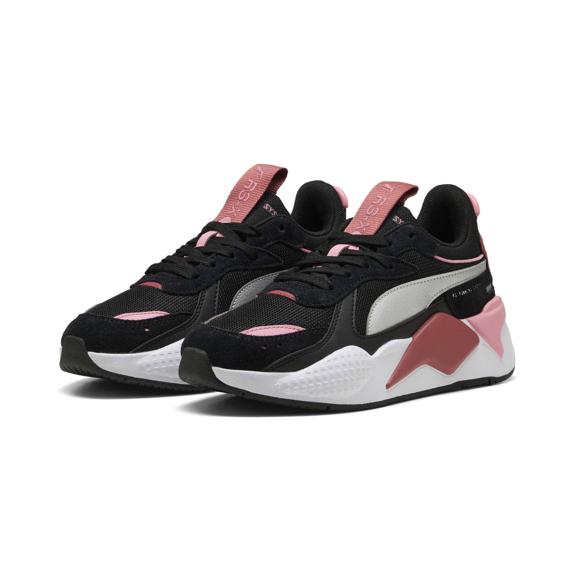 PUMA RS-X Metallic sneakers voor Dames, Zwart/Rood, Maat 35,5 thumbnail 6