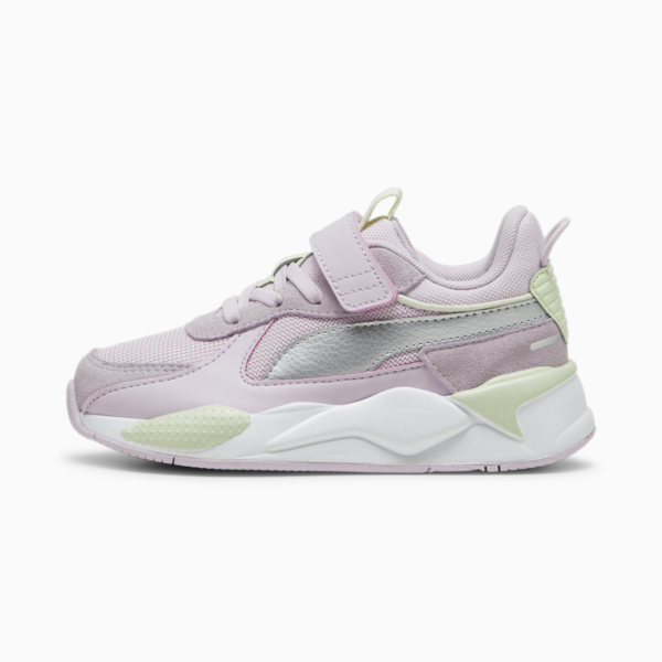Zapatillas RS-X Metallic para niñas, Grape Mist-PUMA Silver, large-ARG